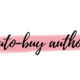 My Auto-Buy Authors