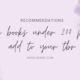 Romance Books Under 200 Pages To Add To Your TBR